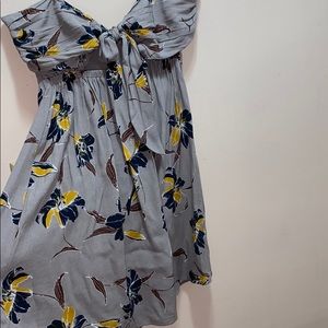 Strapless Floral dress